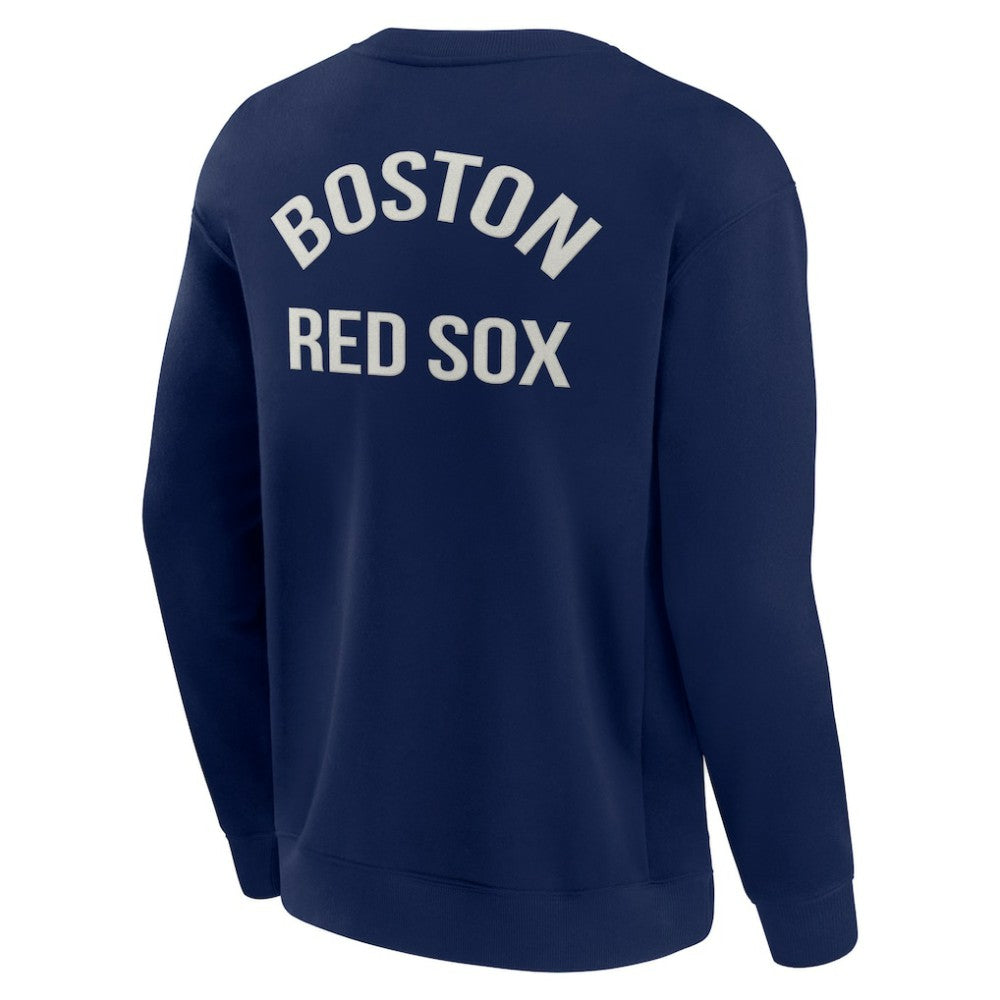 Boston Red Sox Fanatics Unisex Super Soft Pullover Crew Sweatshirt - MLB