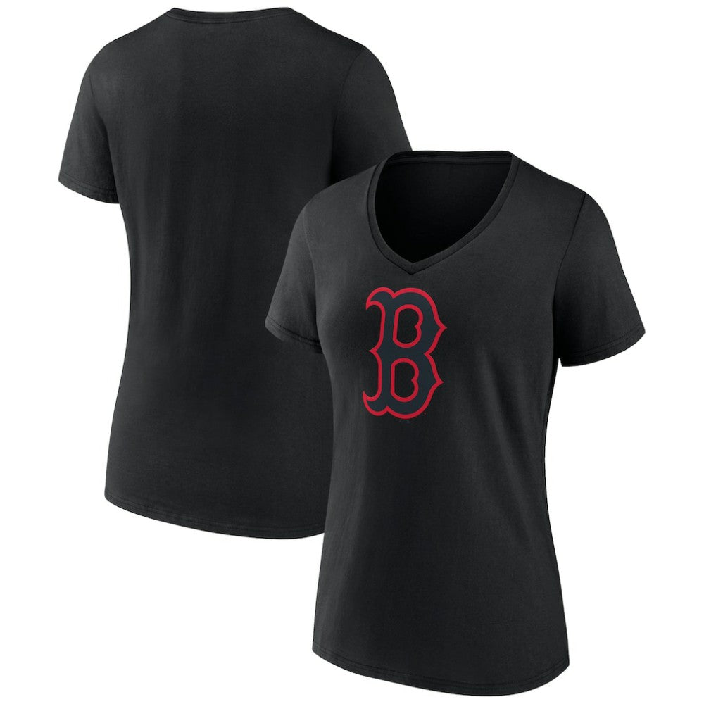 Boston Red Sox Women's Rough Diamond V-Neck T-Shirt - MLB