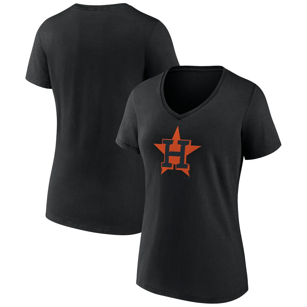 Houston Astros Women's Rough Diamond V-Neck T-Shirt - MLB