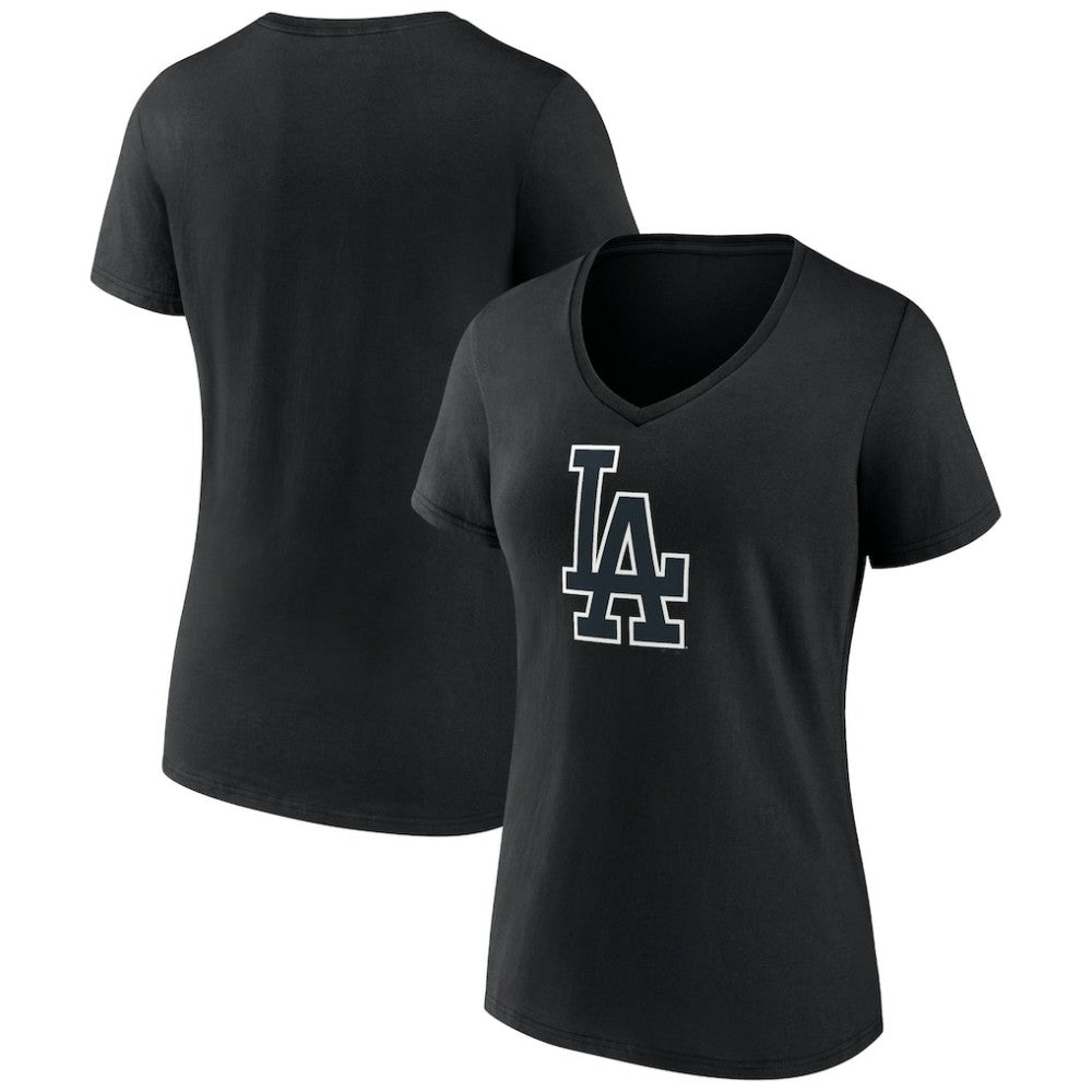 Los Angeles Dodgers Women's Rough Diamond V-Neck T-Shirt - MLB
