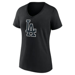 Los Angeles Dodgers Women's Rough Diamond V-Neck T-Shirt - MLB