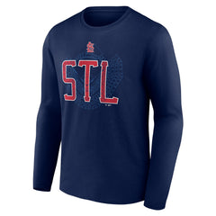 St. Louis Cardinals Paint the Black Long Sleeve T-Shirt - MLB