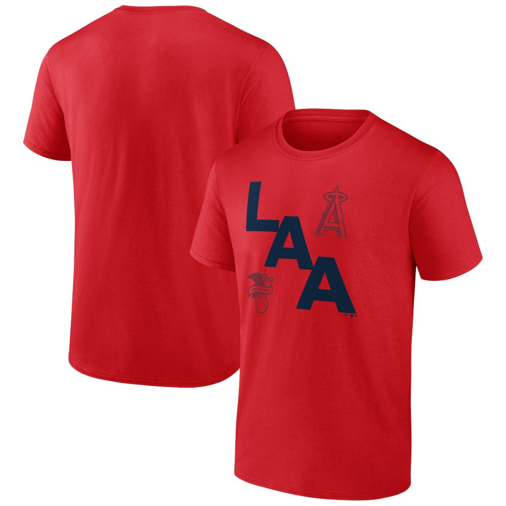 Los Angeles Angels Record Shattered T-Shirt - MLB