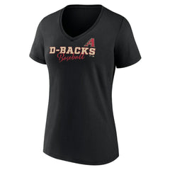 Arizona Diamondbacks Women's Back In Business V-Neck T-Shirt - MLB