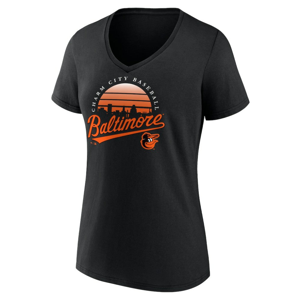 Baltimore Orioles Women's One Champion V-Neck T-Shirt - MLB
