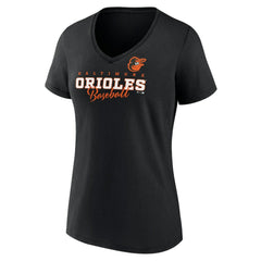 Baltimore Orioles Women's Back In Business V-Neck T-Shirt - MLB