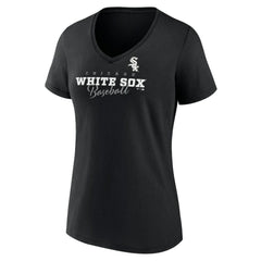 Chicago White Sox Women's Back In Business V-Neck T-Shirt - MLB