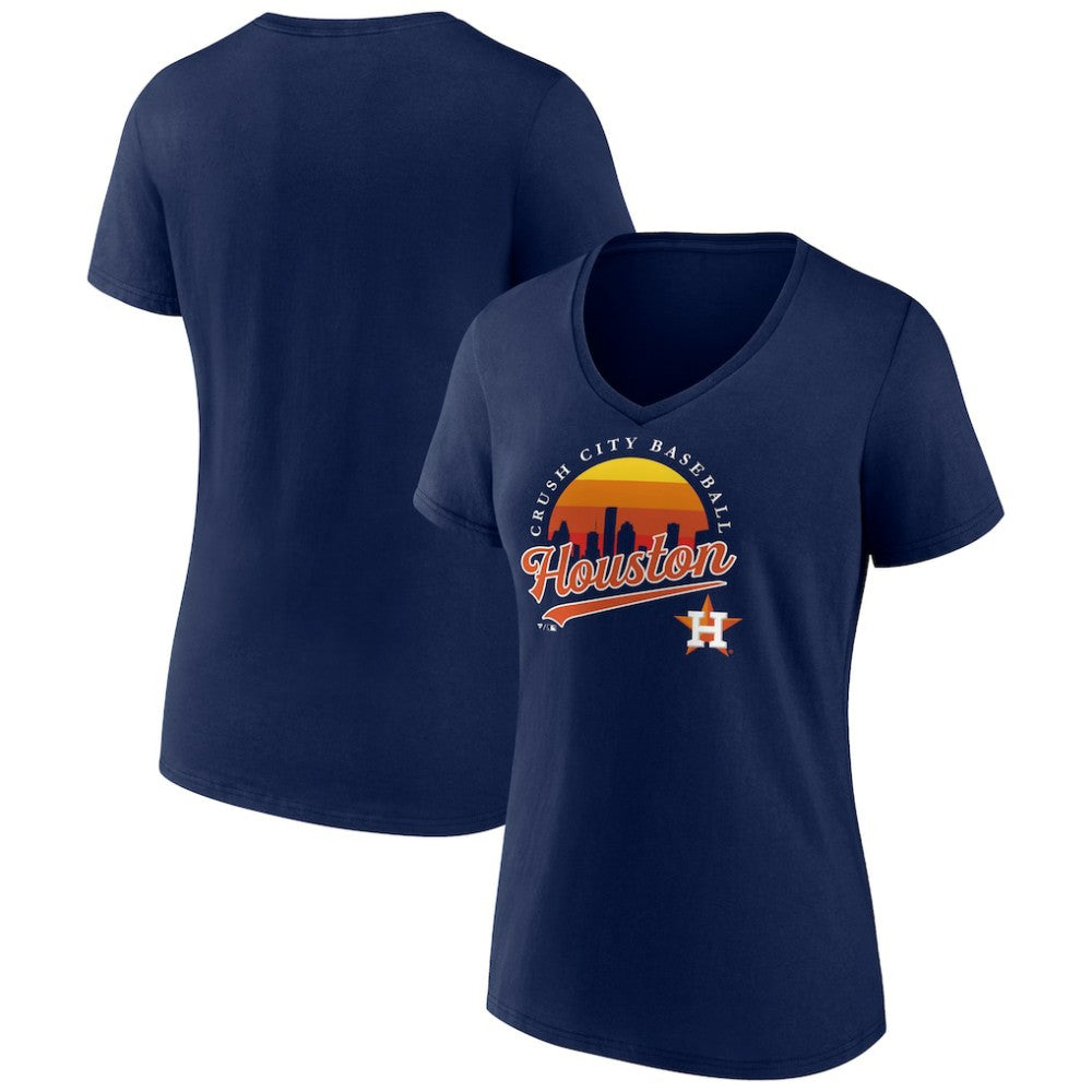 Houston Astros Women's One Champion V-Neck T-Shirt - MLB