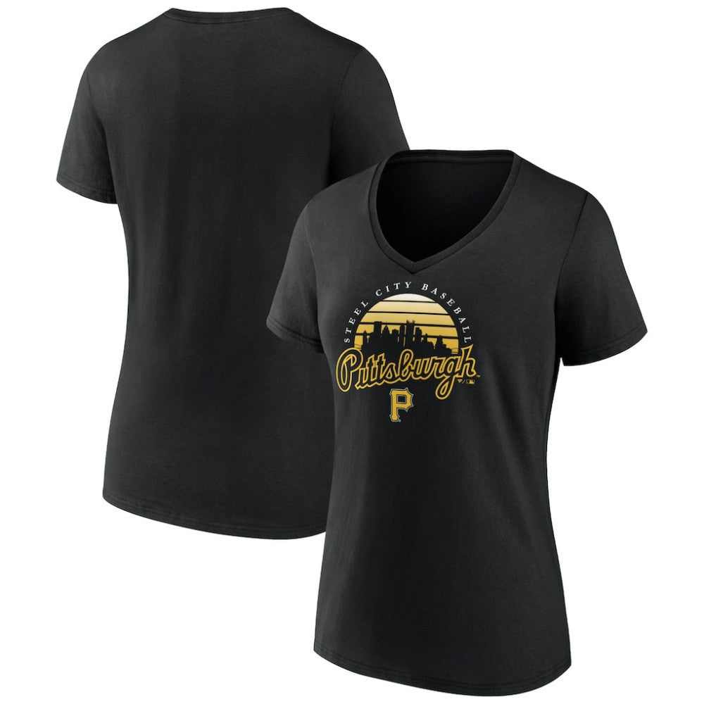 Pittsburgh Pirates Women's One Champion V-Neck T-Shirt - MLB