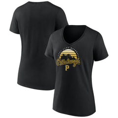 Pittsburgh Pirates Women's One Champion V-Neck T-Shirt - MLB