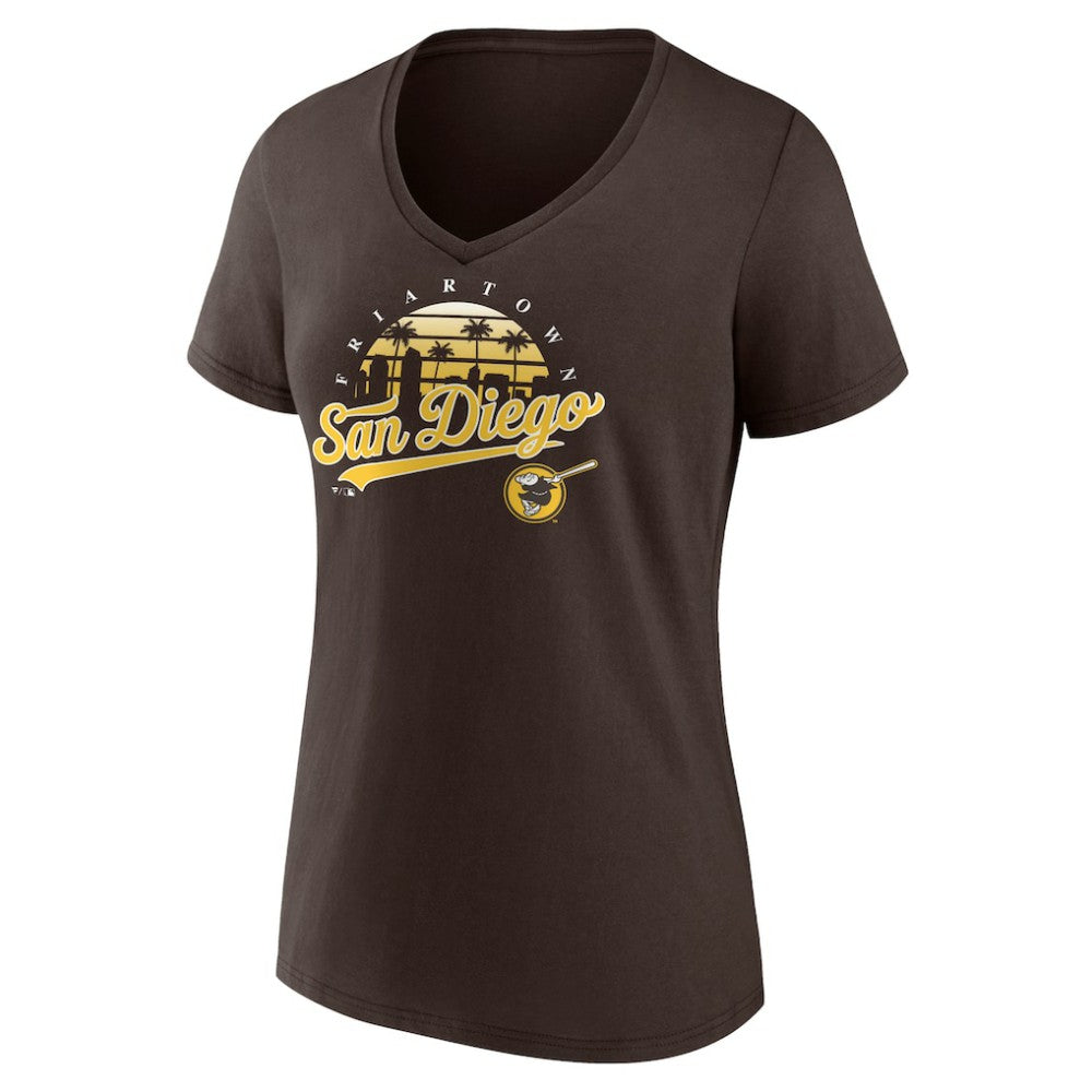 San Diego Padres Women's One Champion V-Neck T-Shirt - MLB