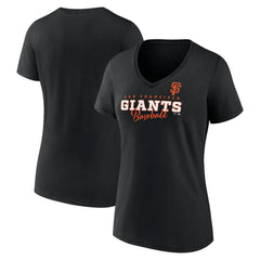 San Francisco Giants Women's Back In Business V-Neck T-Shirt - MLB