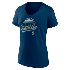 Seattle Mariners Women's One Champion V-Neck T-Shirt - MLB