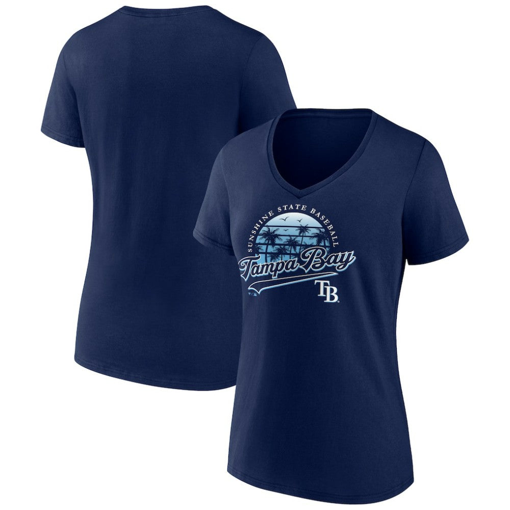 Tampa Bay Rays Women's One Champion V-Neck T-Shirt - MLB