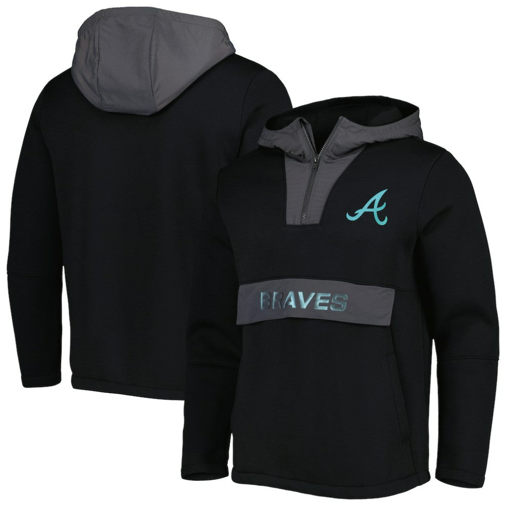 Atlanta Braves Levelwear Ruckus Quarter-Zip Hoodie - MLB