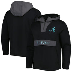Atlanta Braves Levelwear Ruckus Quarter-Zip Hoodie - MLB
