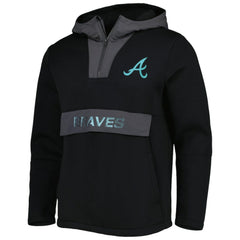 Atlanta Braves Levelwear Ruckus Quarter-Zip Hoodie - MLB