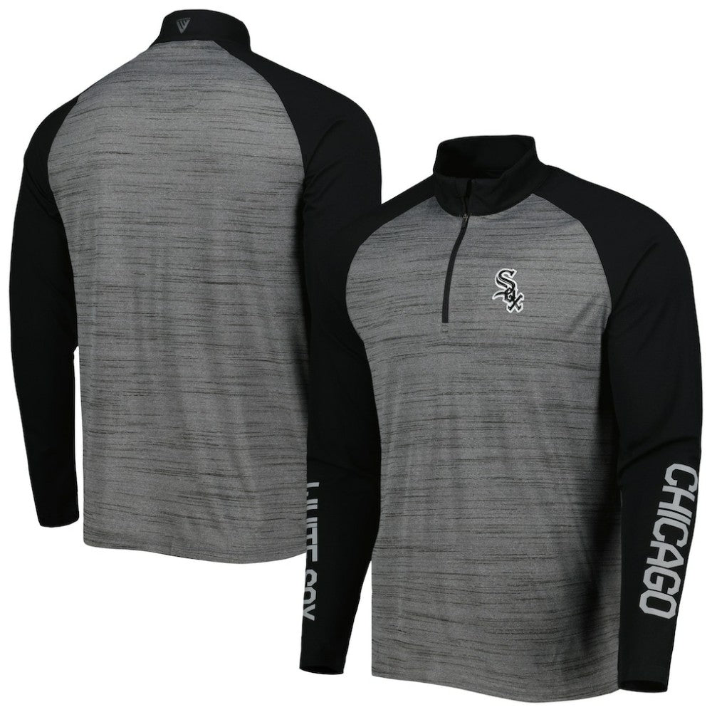 Chicago White Sox Levelwear Vandal Raglan Quarter-Zip Top - MLB
