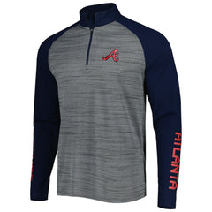 Atlanta Braves Levelwear Vandal Raglan Quarter-Zip Top - MLB