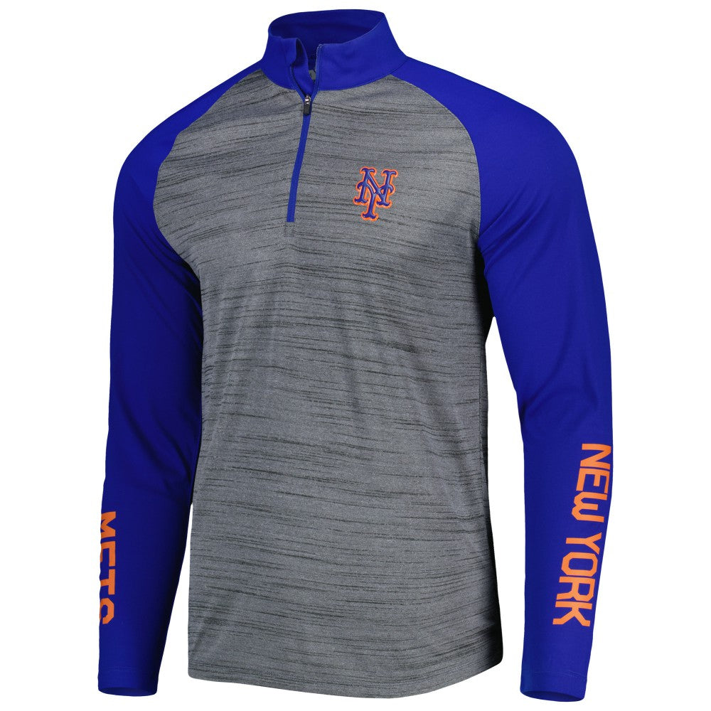 New York Mets Levelwear Vandal Raglan Quarter-Zip Top - MLB