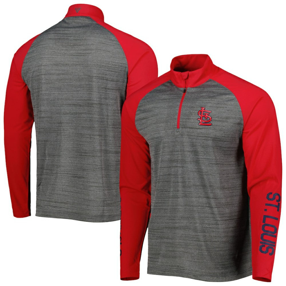 St. Louis Cardinals Levelwear Vandal Raglan Quarter-Zip Top - MLB