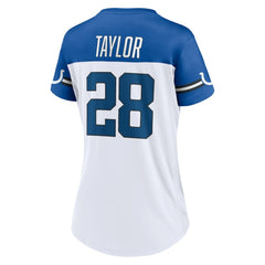 Jonathan Taylor Indianapolis Colts Women's Athena Name & Number V-Neck Top White | Fanatics