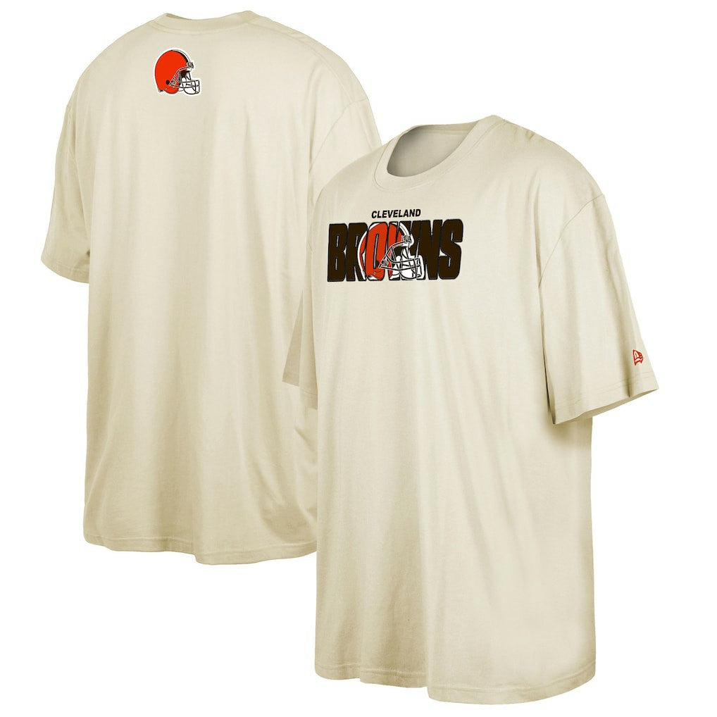 Cleveland Browns New Era 2023 NFL Draft Big & Tall T-Shirt Cream | NFL