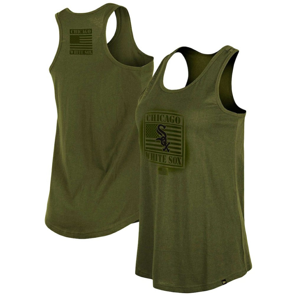 Chicago White Sox New Era Women's 2023 Armed Forces Day Racerback Tank Top - MLB