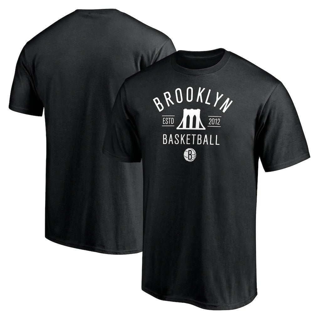 Brooklyn Nets Push Ahead T-Shirt Black - NBA