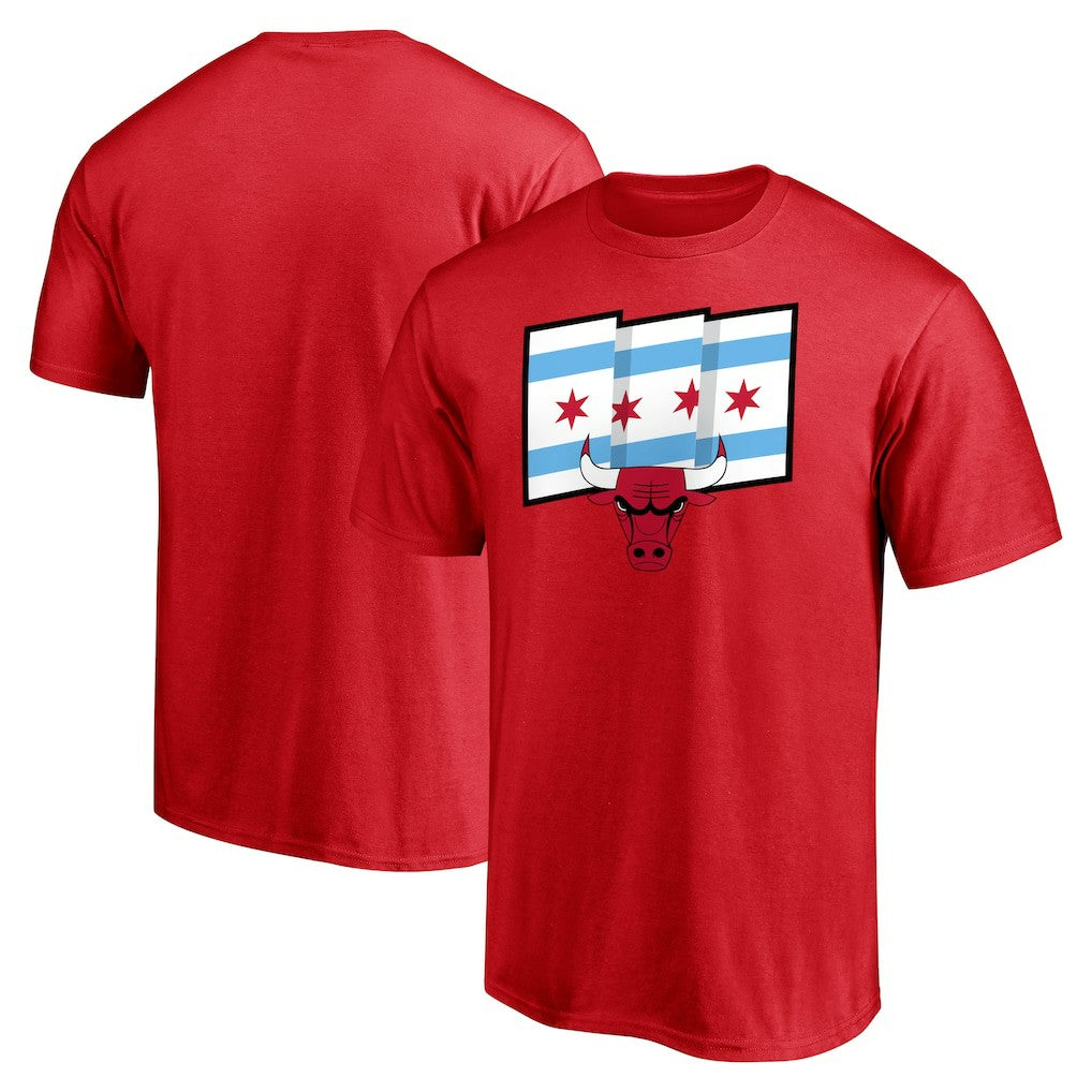 Chicago Bulls Push Ahead T-Shirt Red - NBA