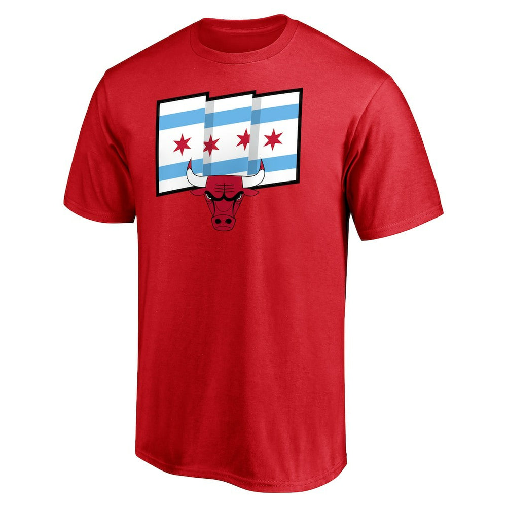 Chicago Bulls Push Ahead T-Shirt Red - NBA