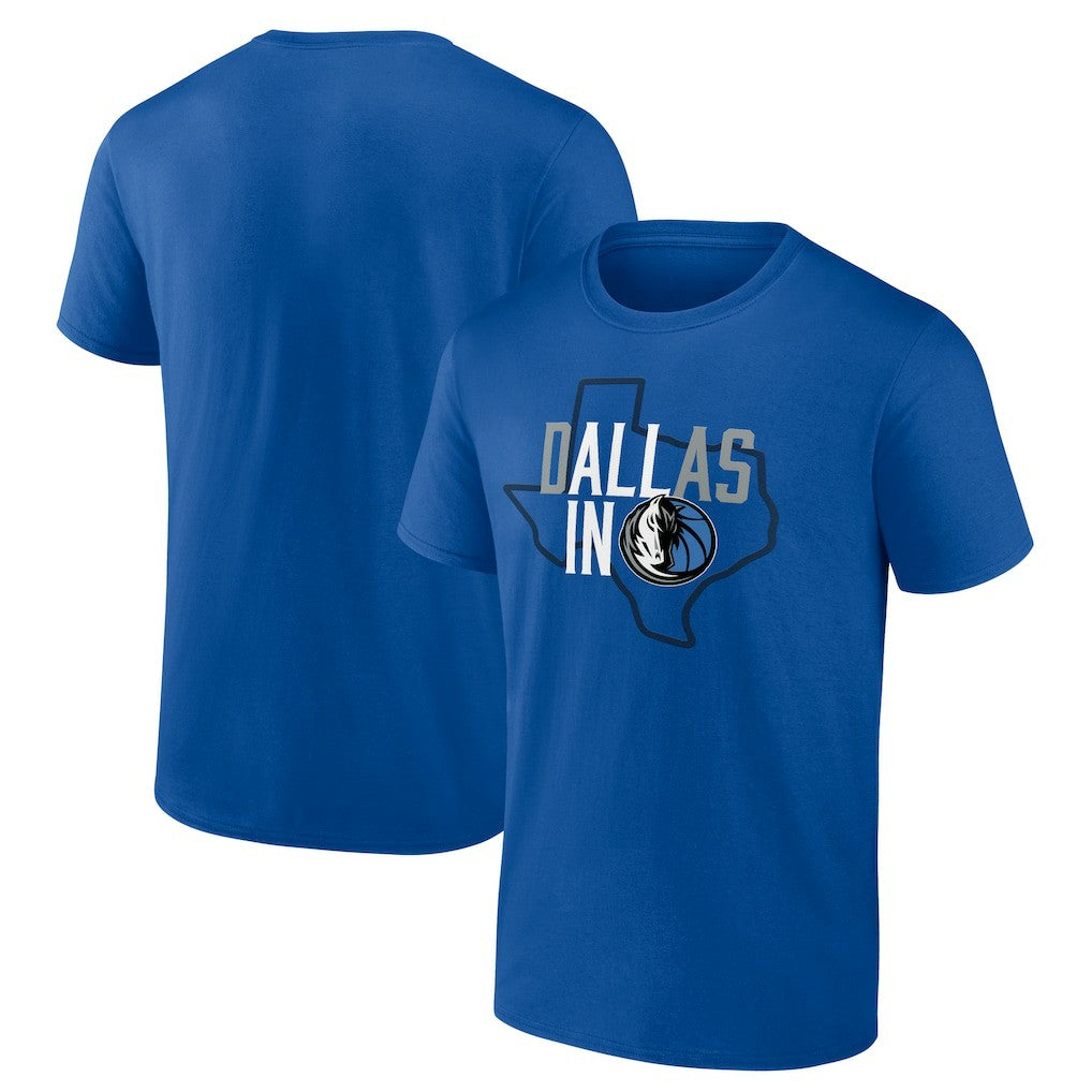 Dallas Mavericks Core Hometown Launch T-Shirt Blue - NBA