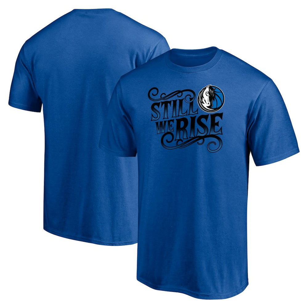 Dallas Mavericks Push Ahead T-Shirt Blue - NBA