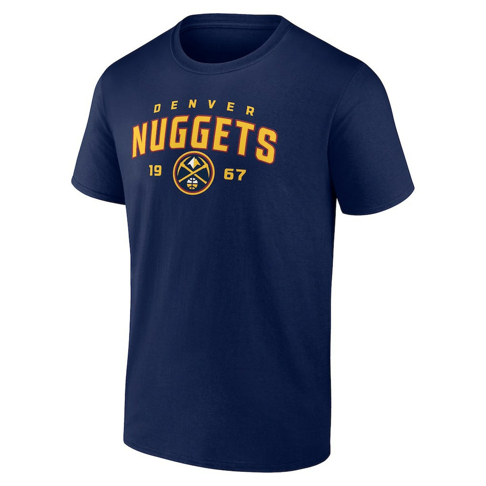 Denver Nuggets Rebel Logo T-Shirt Navy - NBA