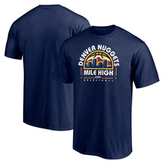 Denver Nuggets Push Ahead T-Shirt Navy - NBA