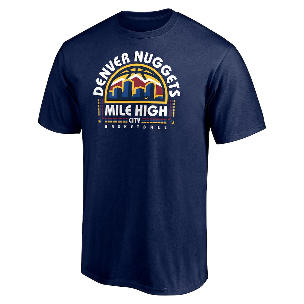 Denver Nuggets Push Ahead T-Shirt Navy - NBA