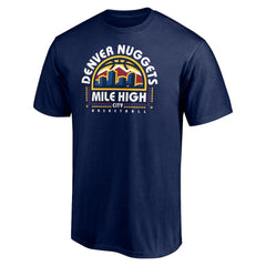 Denver Nuggets Push Ahead T-Shirt Navy - NBA