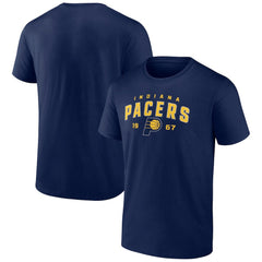 Indiana Pacers Rebel Logo T-Shirt Navy - NBA