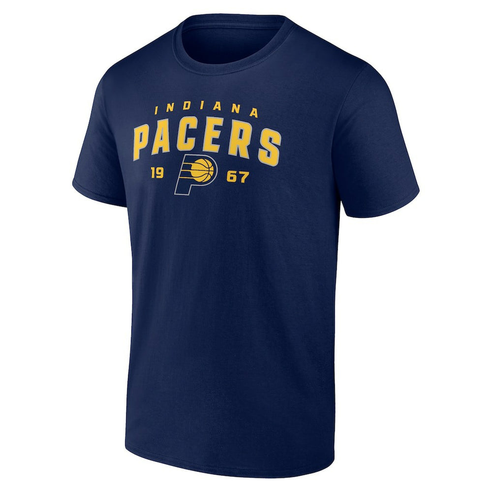 Indiana Pacers Rebel Logo T-Shirt Navy - NBA