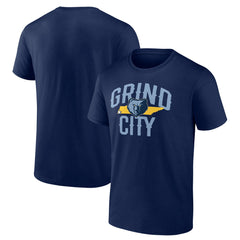 Memphis Grizzlies Core Hometown Launch T-Shirt Navy - NBA