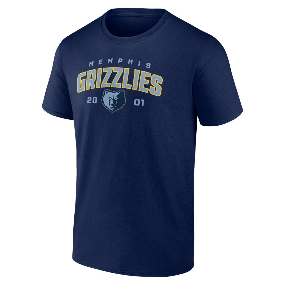 Memphis Grizzlies Rebel Logo T-Shirt Navy - NBA