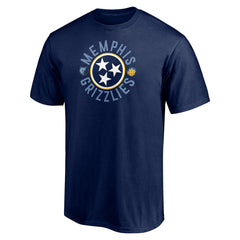 Memphis Grizzlies Push Ahead T-Shirt Navy - NBA