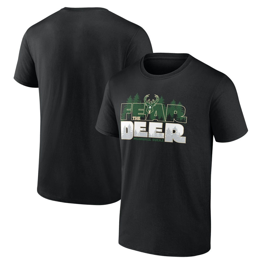 Milwaukee Bucks Core Hometown Launch T-Shirt Black - NBA