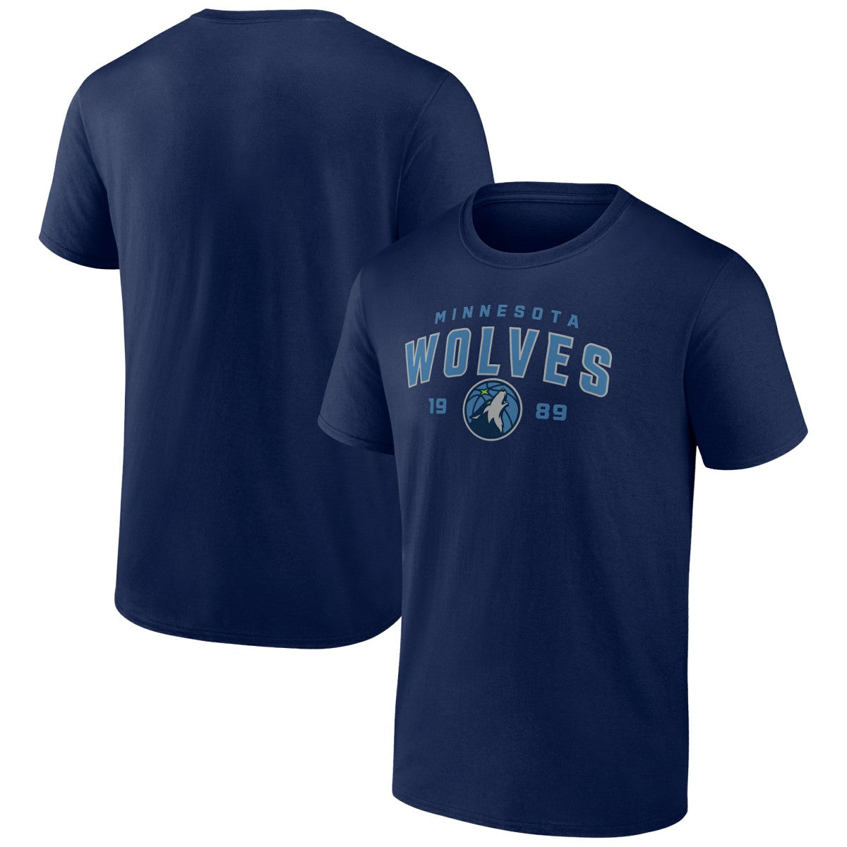 Minnesota Timberwolves Rebel Logo T-Shirt Navy - NBA