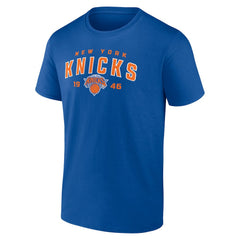 New York Knicks Rebel Logo T-Shirt Blue - NBA