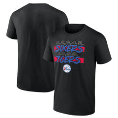 Philadelphia 76ers Core Hometown Launch T-Shirt Black - NBA