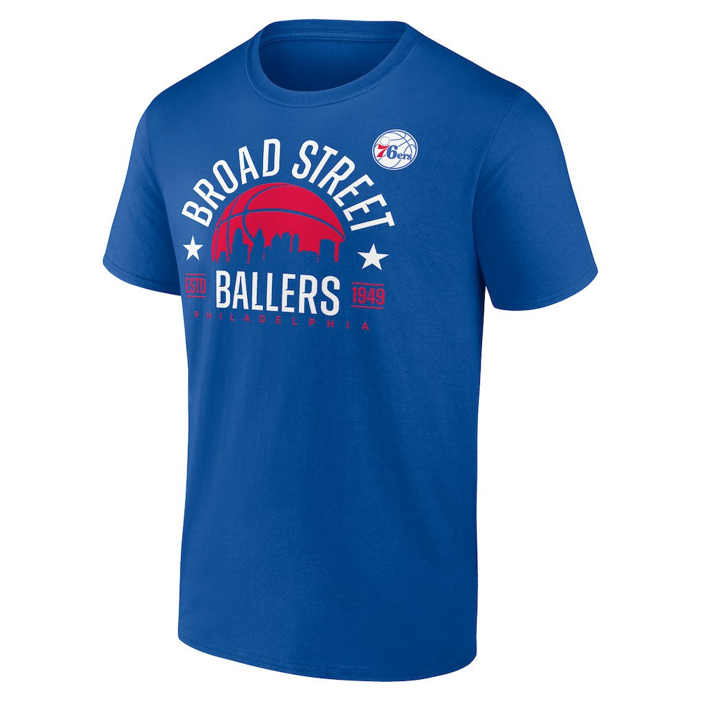 Philadelphia 76ers Core Hometown Launch T-Shirt Royal - NBA