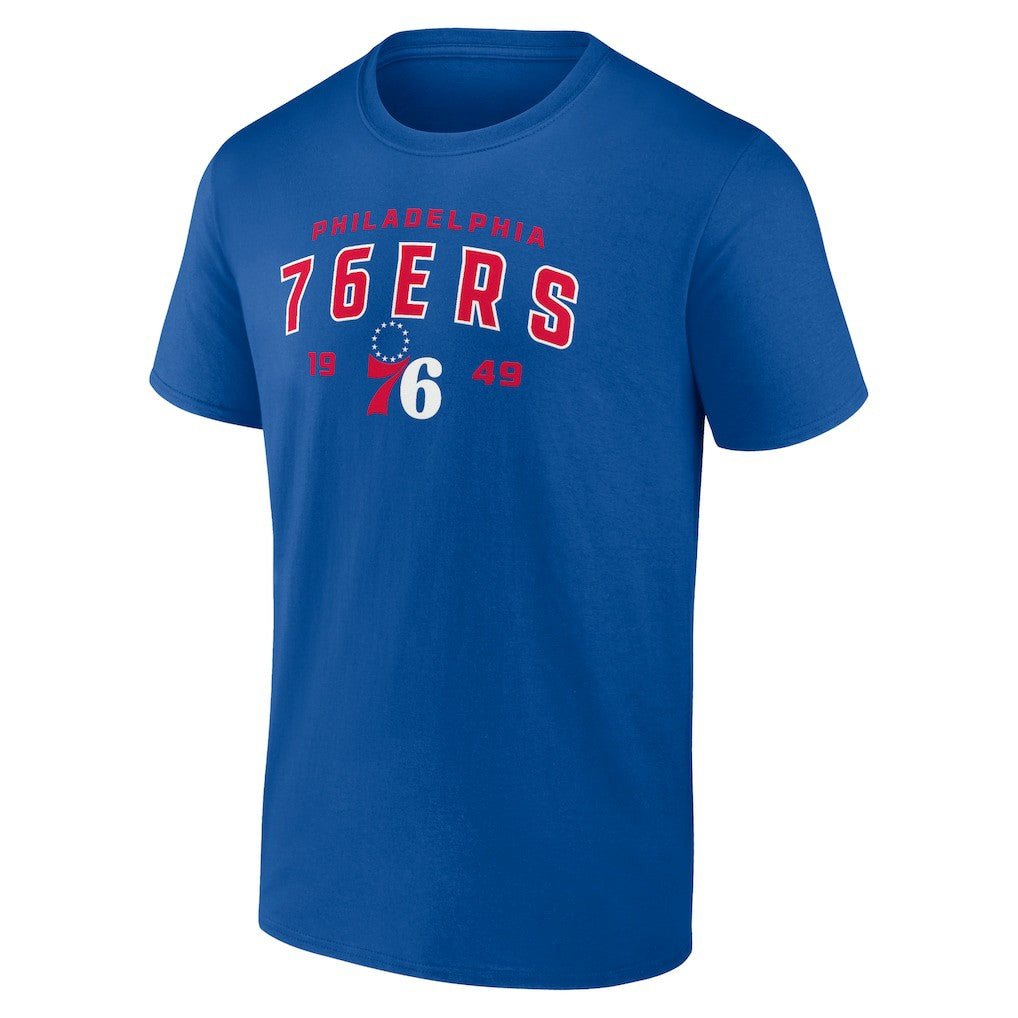 Philadelphia 76ers Rebel Logo T-Shirt Royal - NBA