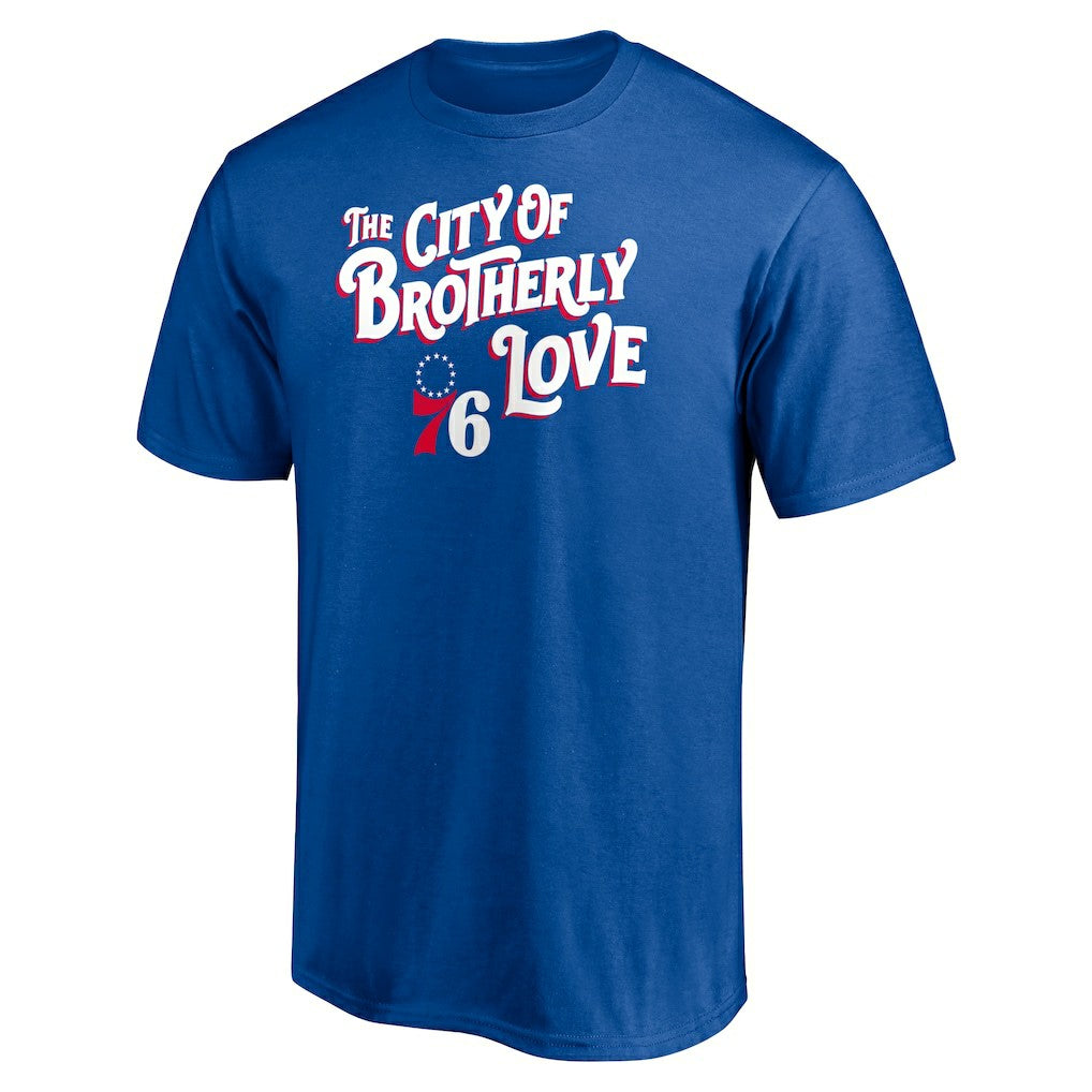 Philadelphia 76ers Push Ahead T-Shirt Royal - NBA