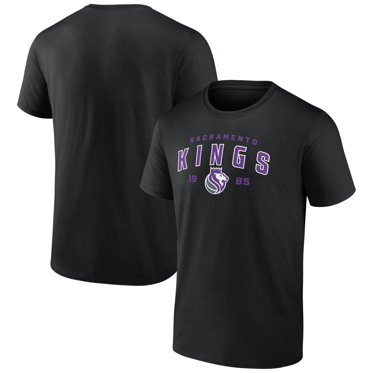 Sacramento Kings Rebel Logo T-Shirt Black - NBA